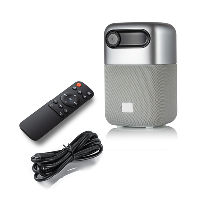 Máy chiếu DLP di động 100 Lumens Quad Core 1.4G Xây dựng trong pin 10000mAh