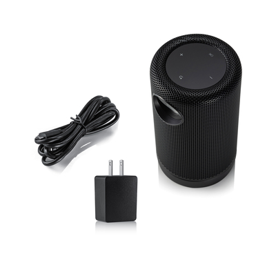 Màu đen Máy chiếu Bluetooth 5.0 DLP Pico được tích hợp loa trung thực cho rạp hát tại nhà