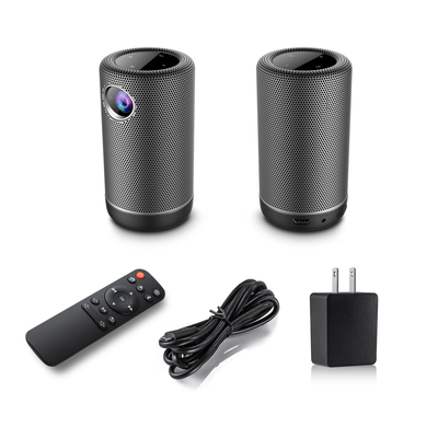 Máy chiếu bỏ túi Pico DLP chạy bằng pin với WiFi Bluetooth 150 ANSI Lumen