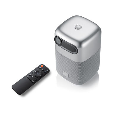 Máy chiếu DLP gia đình Android9.0 Máy chiếu 100 ANSI Lumens Tích hợp trong pin 10000mAh